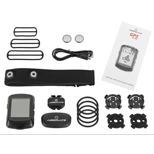 CICLOCOMPUTADOR GPS ABSOLUTE WILD COMBO + CINTA + CADENCIA