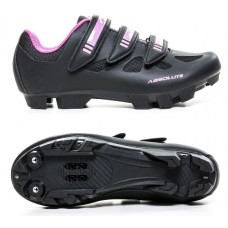 SAPATILHA MTB ABSOLUTE MIA FEMININA PRETO / ROSA